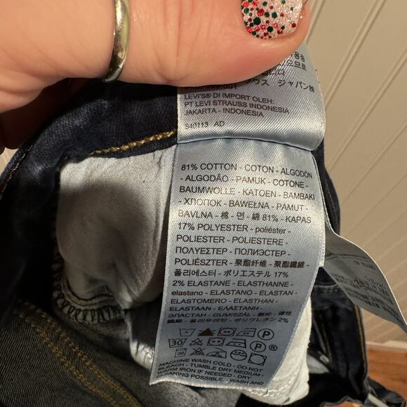 Levis 724 High Rise Straight Jeans Plus Size 24W - Picture 5 of 5